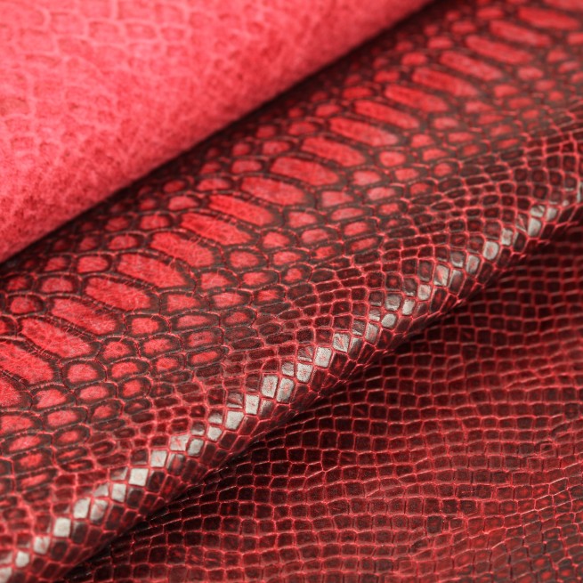 Шкіра ВРХ Пітон Asya червоний 1,4 Туреччина