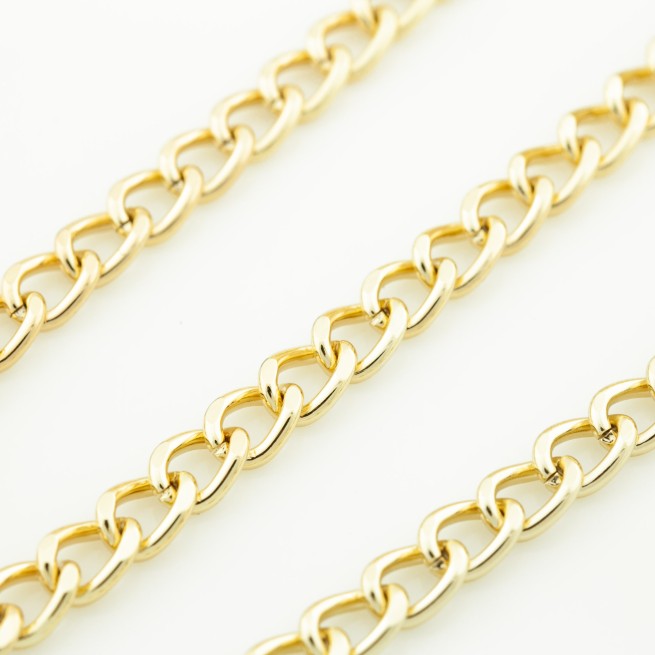 Ланцюг декоративний ЗОЛОТО 10х14х2,4мм