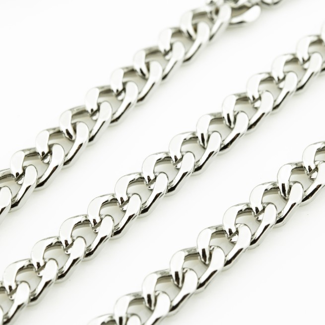 Ланцюг декоративний НИКЕЛЬ 10х14х3мм
