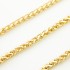 Ланцюг декоративний ЗОЛОТО косичка 7мм тип02