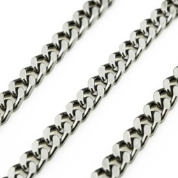 Ланцюг декоративний ЧОРНИЙ НИКЕЛЬ 10х14х3мм
