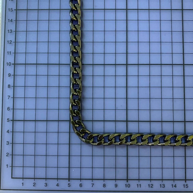 Ланцюг декоративний ЧОРНИЙ НИКЕЛЬ 10,6х15,5х3,1мм AL