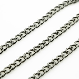 Ланцюг декоративний ЧОРНИЙ НИКЕЛЬ 7,5х10,3х1,8мм