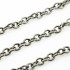 Ланцюг декоративний ЧОРНИЙ НИКЕЛЬ 8,6х11х2мм