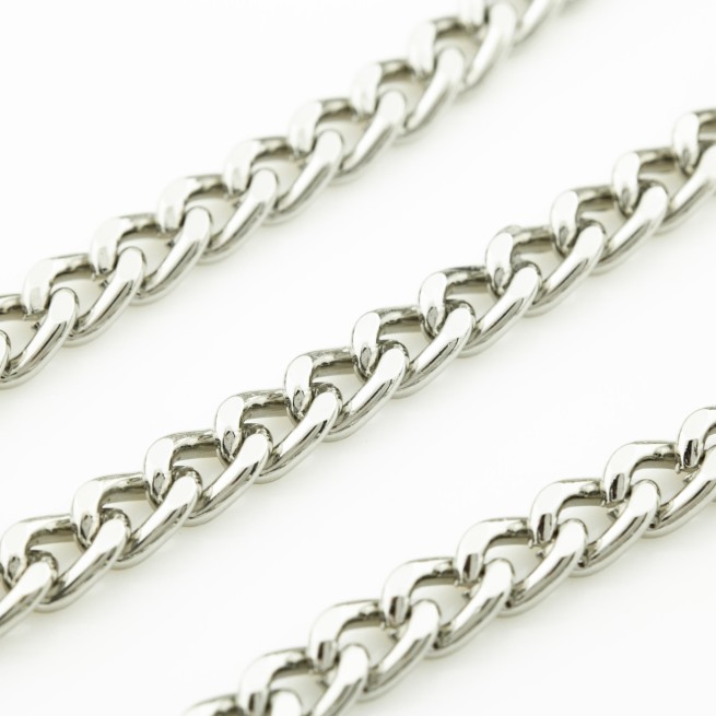 Ланцюг декоративний НИКЕЛЬ 10,6х15,5х3,1мм AL