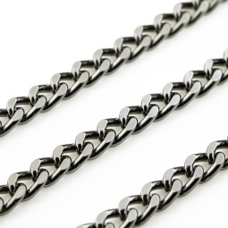 Ланцюг декоративний ЧОРНИЙ НИКЕЛЬ 10,6х15,5х3,1мм AL