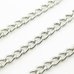 Ланцюг декоративний НИКЕЛЬ 10х14х2,4мм