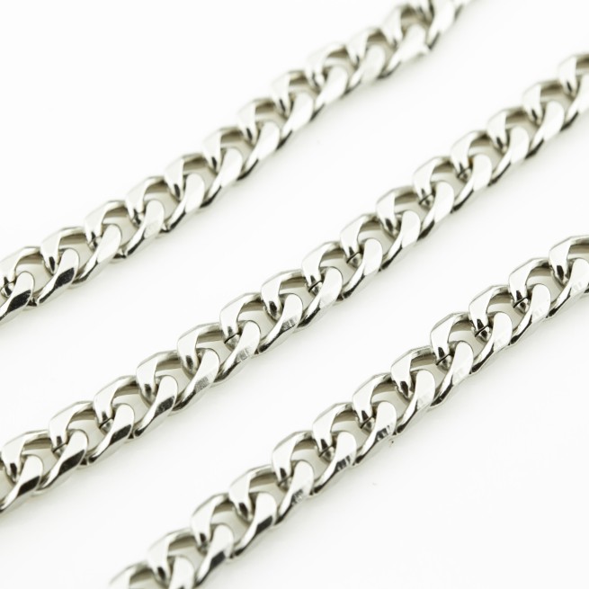 Ланцюг декоративний НИКЕЛЬ 8,5х11,8х2,5мм