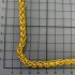 Ланцюг декоративний ЗОЛОТО косичка 7мм тип02