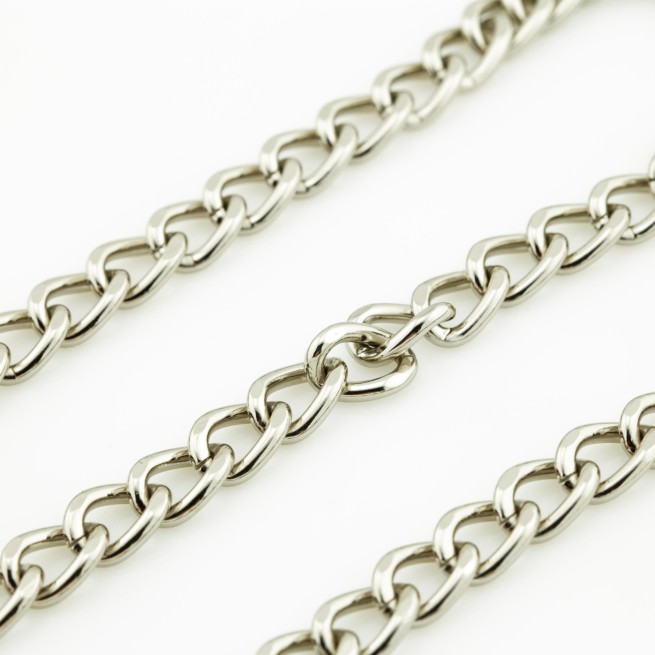 Цепь декоративная НИКЕЛЬ 12 мм