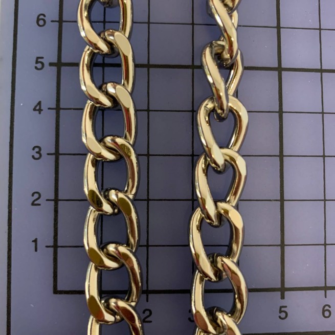 Цепь декоративная НИКЕЛЬ 12 мм