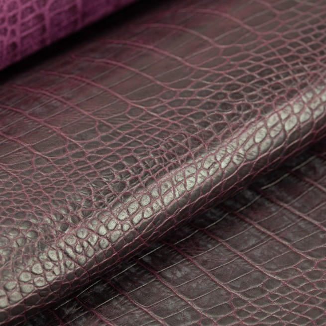 Шкіра ВРХ Крокодил Aligo Pull-UP бордо 1,0-1,2