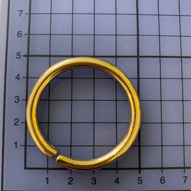 Кільце ЗОЛОТО 39,4x5 мм тип F0131 гнуте