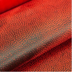 Кожа КРС DRAGON красный черный 2,0-2,2 