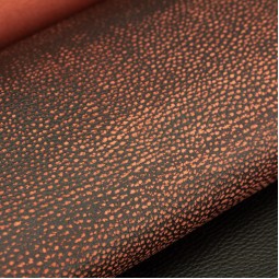 Кожа КРС DRAGON красный коралл черный 1,8-2,0 