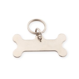 Жетон адресник НИКЕЛЬ Кісточка 44х26 мм