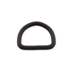 Півкільце ЧОРНИЙ ГРАФИТ 26х20х4 мм типE
