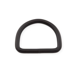 Півкільце ЧОРНИЙ ГРАФИТ 30х24х4 мм типE