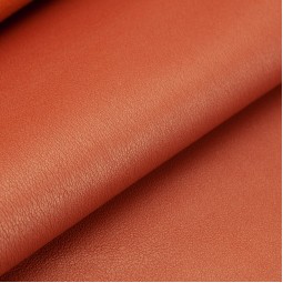 Шкіра одягова стрейч Magisco червона цегла 0,6 Франція