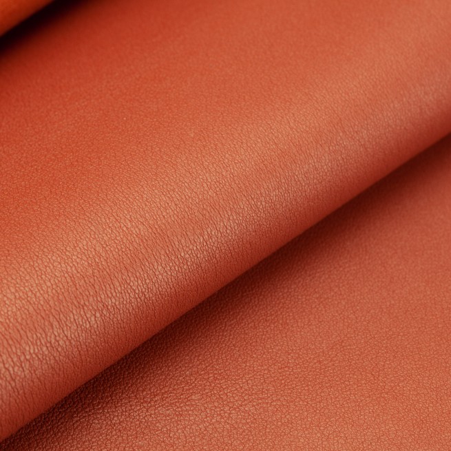 Шкіра одягова стрейч Magisco червона цегла 0,6 Франція