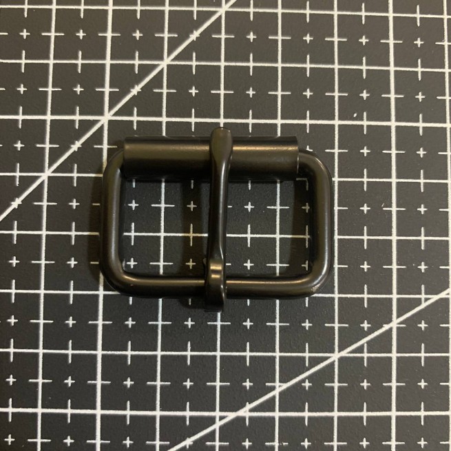 Пряжка ЧОРНИЙ ГРАФІТ 30х17х4 мм типF