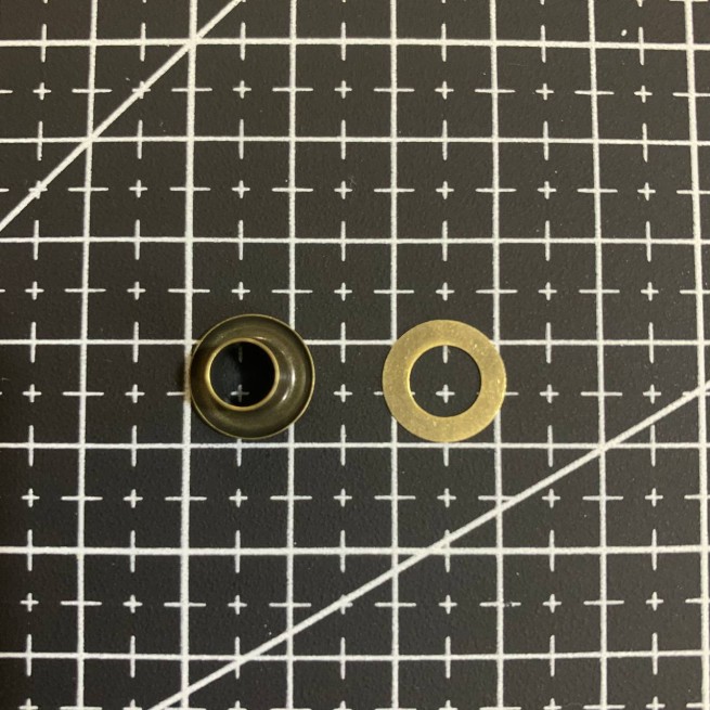 Люверс ЛАТУНЬ 6 мм (100шт.)