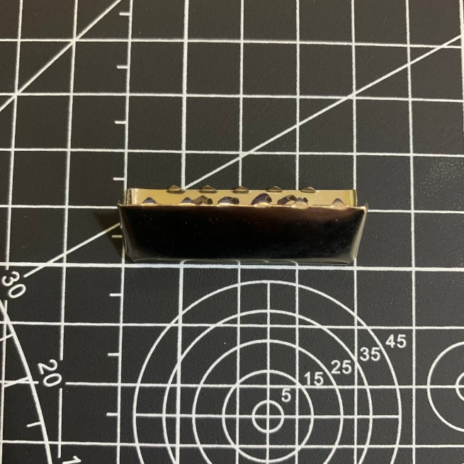 Наконечник для ременя НИКЕЛЬ 38 мм