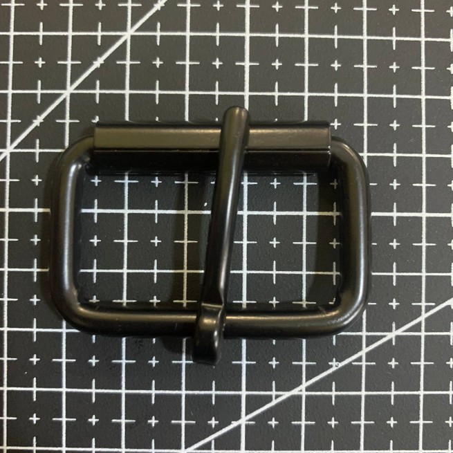 Пряжка ЧОРНИЙ ГРАФІТ 40х22х5 мм тип F