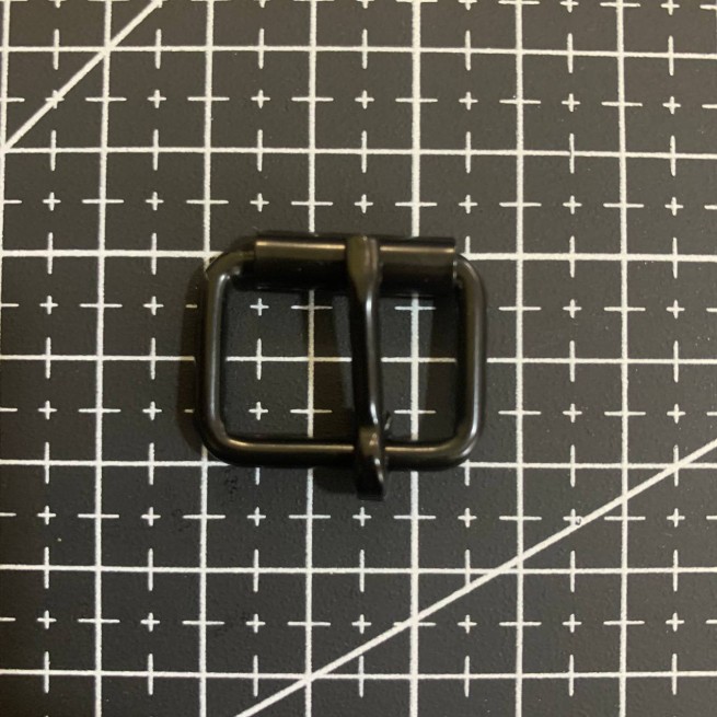 Пряжка ЧОРНИЙ ГРАФІТ 20х13х3 мм типF