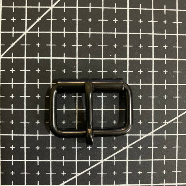 Пряжка ЧОРНИЙ ГРАФІТ 26х14х3 мм тип F