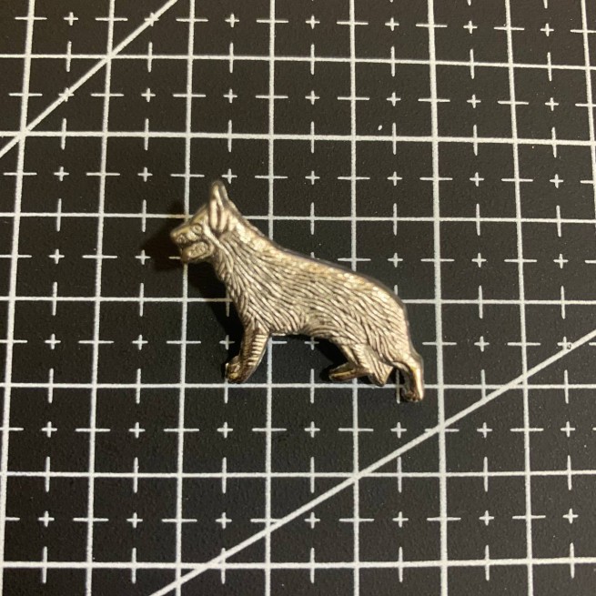 Декоративна заклепка ВІВЧАРКА НИКЕЛЬ 29х22 мм