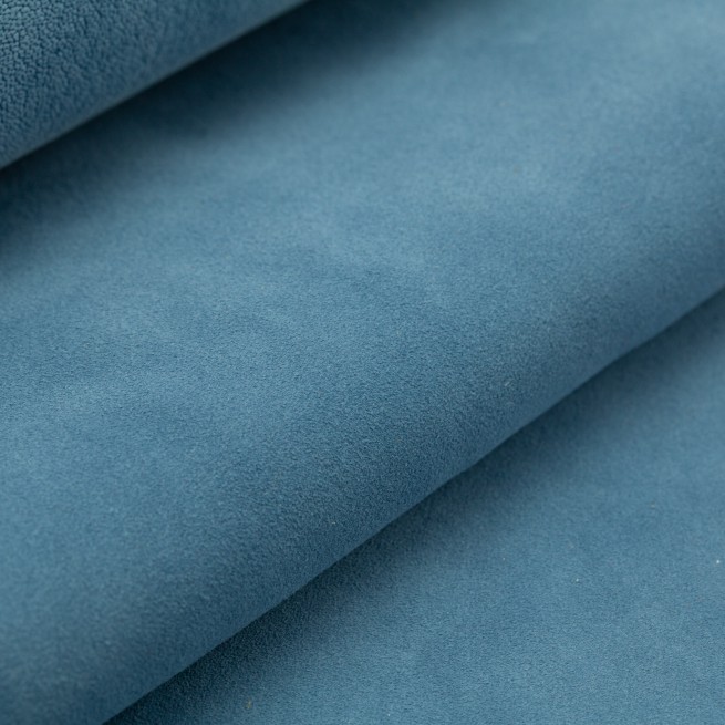 Велюр шевро Janni блакитний ДЖИНС 0,8-1,0 Італія