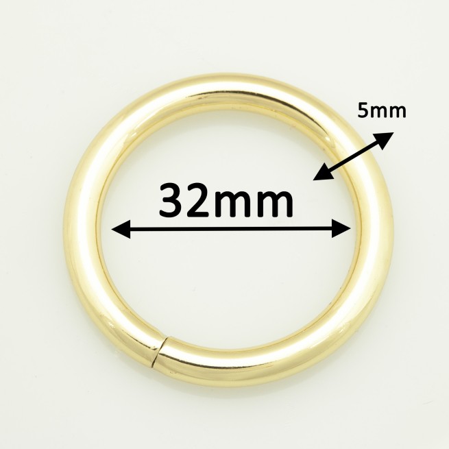 Кольцо ЗОЛОТО 30х5мм тип01