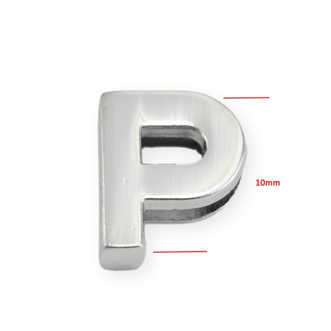Буква P ХРОМ 10х2 мм