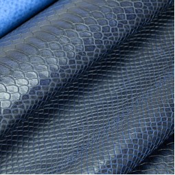 Шкіра ВРХ Пітон Asya синій ІНДІГО 1,0-1,1 Туреччина