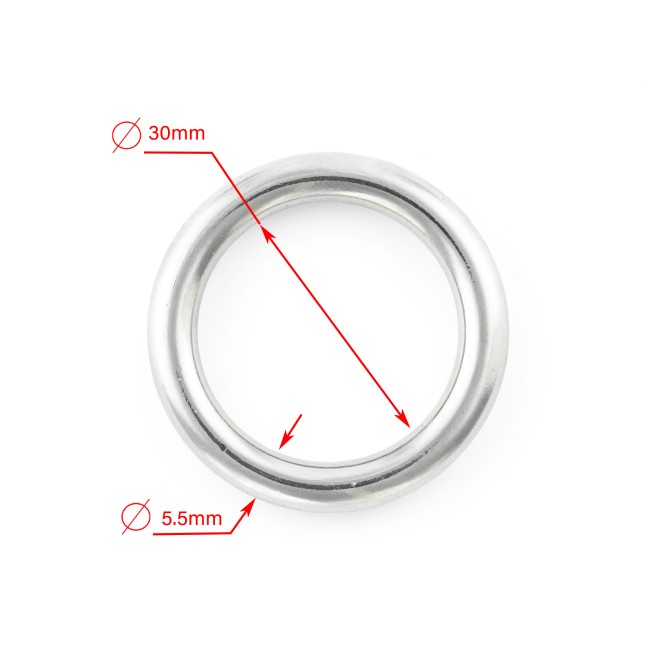Кільце НІКЕЛЬ 30x5,5 мм тип C4636