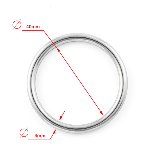 Кільце НІКЕЛЬ 40x4,5 мм тип C5941