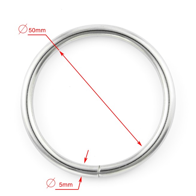 Кольцо НИКЕЛЬ 50х5мм тип01