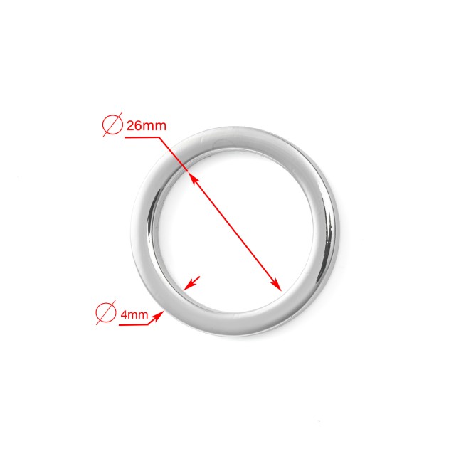 Кольцо НИКЕЛЬ 26х4 мм плоское