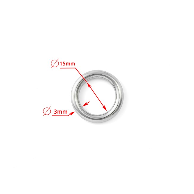 Кільце НІКЕЛЬ 15x3 мм