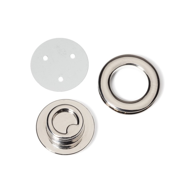 Замок НІКЕЛЬ поворотний 38 мм тип D1098