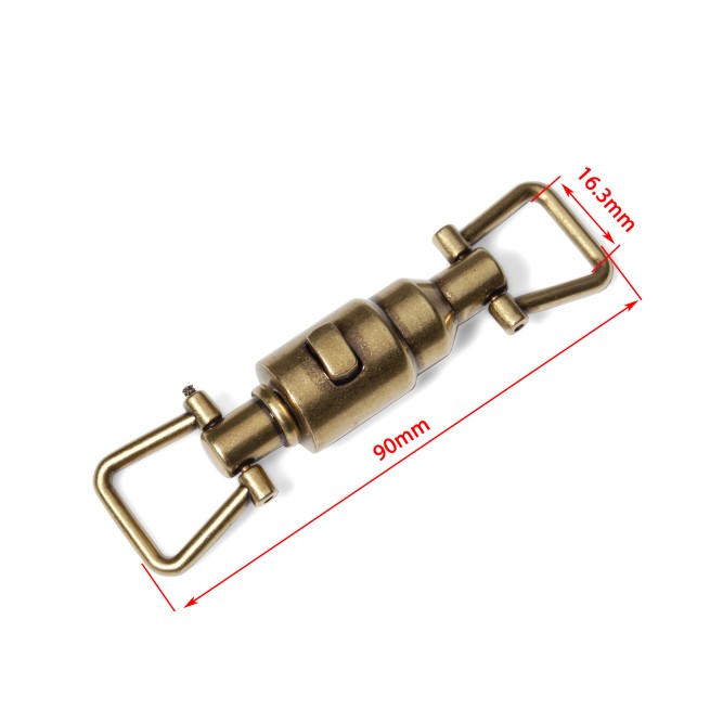Замок ЛАТУНЬ 90х16мм тип D0945