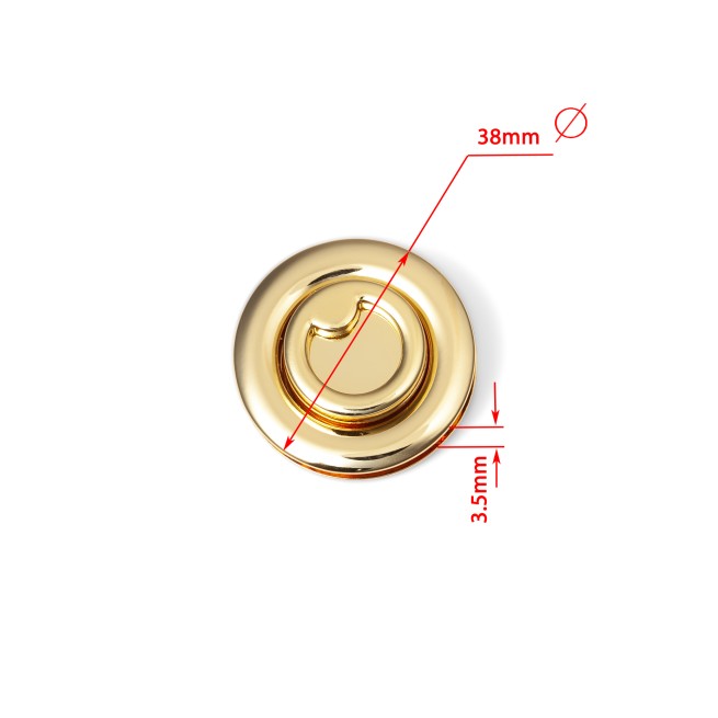 Замок ЗОЛОТО поворотний 38 мм тип D1098