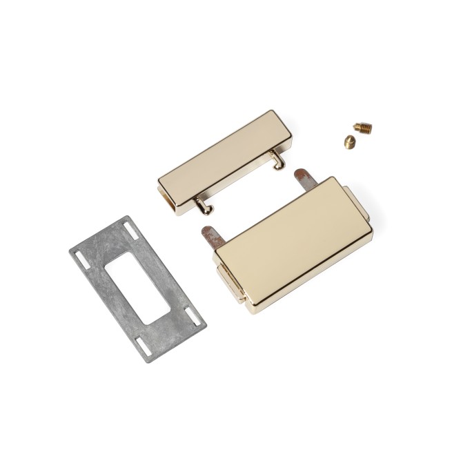 Замок ЗОЛОТО сумочний 38х30 мм тип 27621