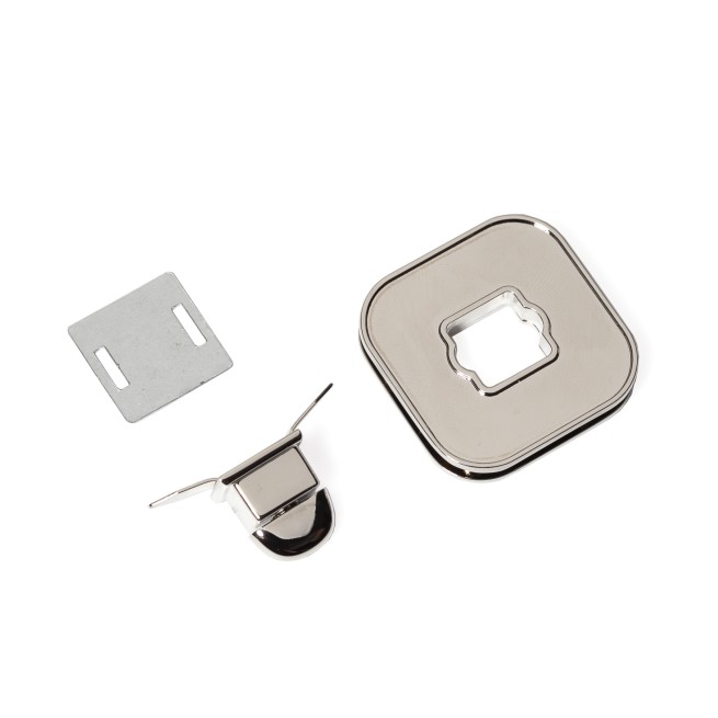 Замок НІКЕЛЬ поворотний 38 мм тип D1096