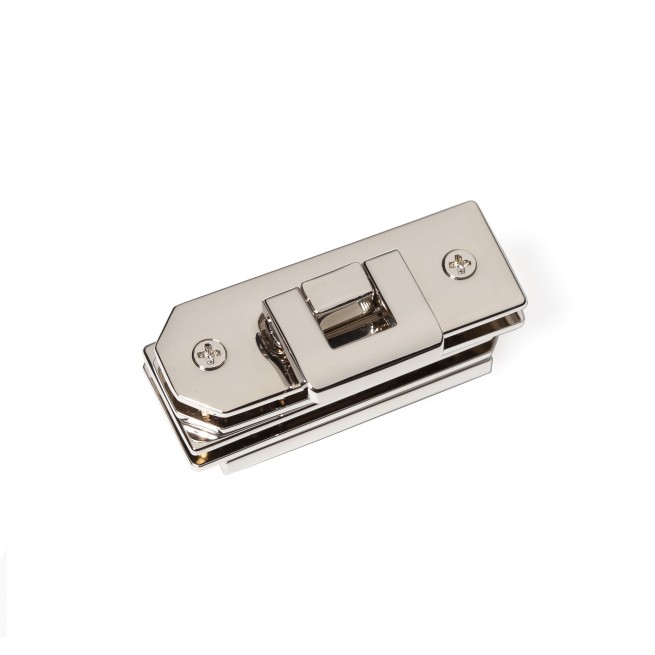 Замок НІКЕЛЬ сумковий 46х17мм тип D1217