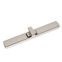 Замок НИКЕЛЬ поворотный 85х10 мм