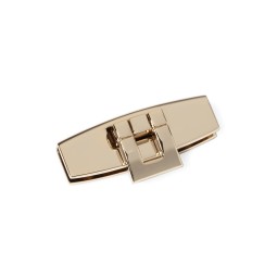 Замок ЗОЛОТО СВЕТЛОЕ поворотный 46 мм тип D1222