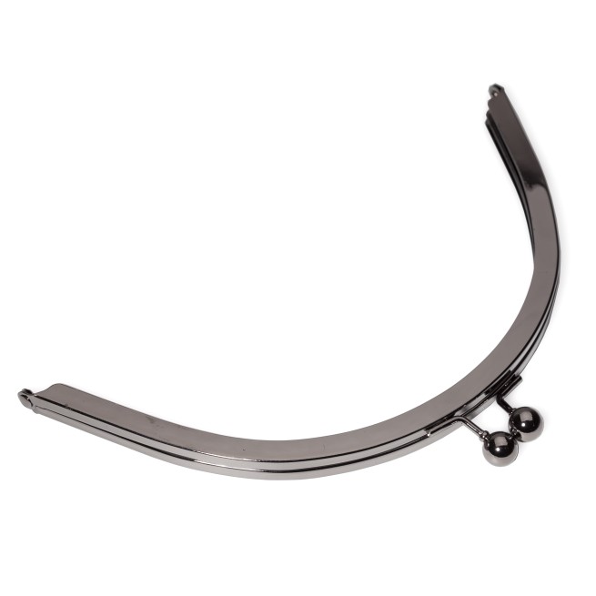 Замок ЧОРНИЙ НІКЕЛЬ рамковий фермуар 24 см