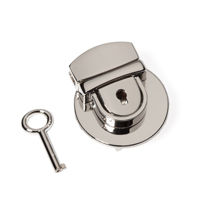 Замок НІКЕЛЬ портфельний 44 мм тип D0747